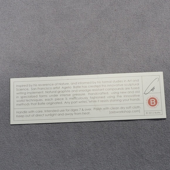 Agelio Batle Studio San Francisco Graphite Object Wing Sculpture Pencil 2009 USA - Picture 14 of 16